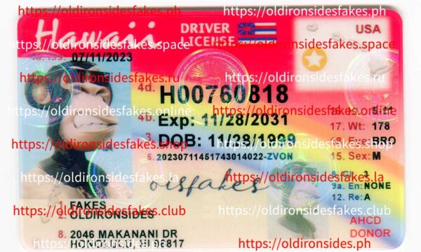 Hawaii Driver License(HI)